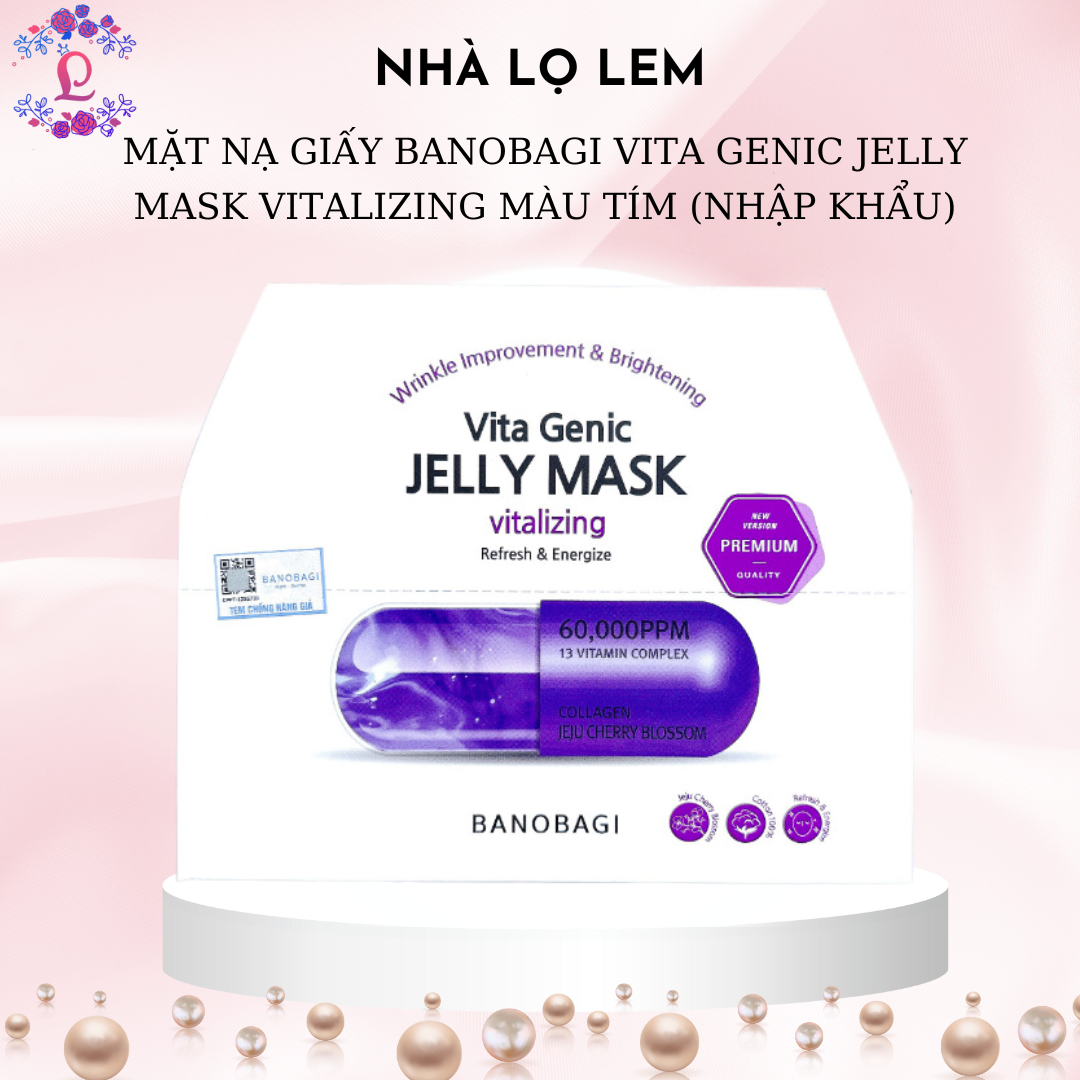 MẶT NẠ GIẤY BANOBAGI VITA GENIC JELLY MASK PREMIUM (nhập khẩu)