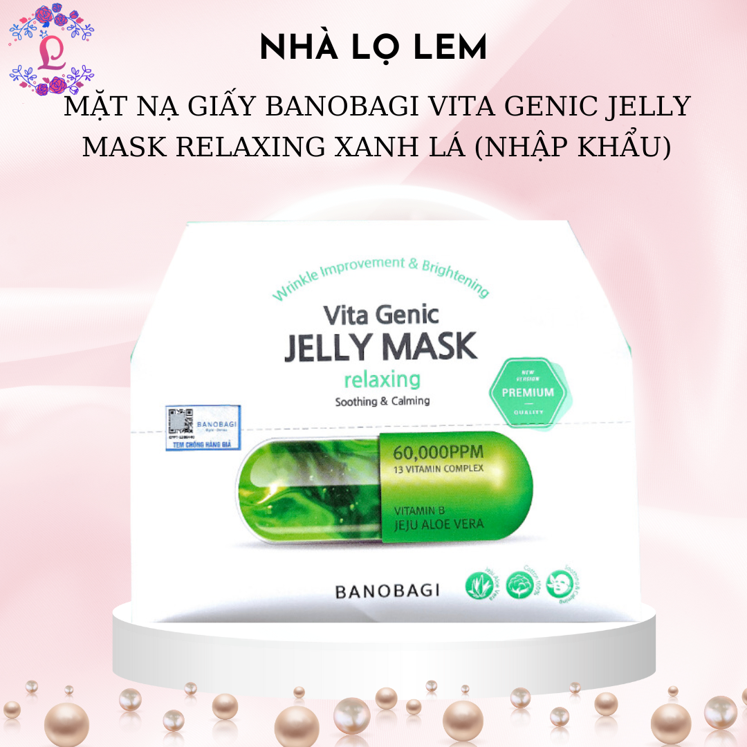 MẶT NẠ GIẤY BANOBAGI VITA GENIC JELLY MASK PREMIUM (nhập khẩu)