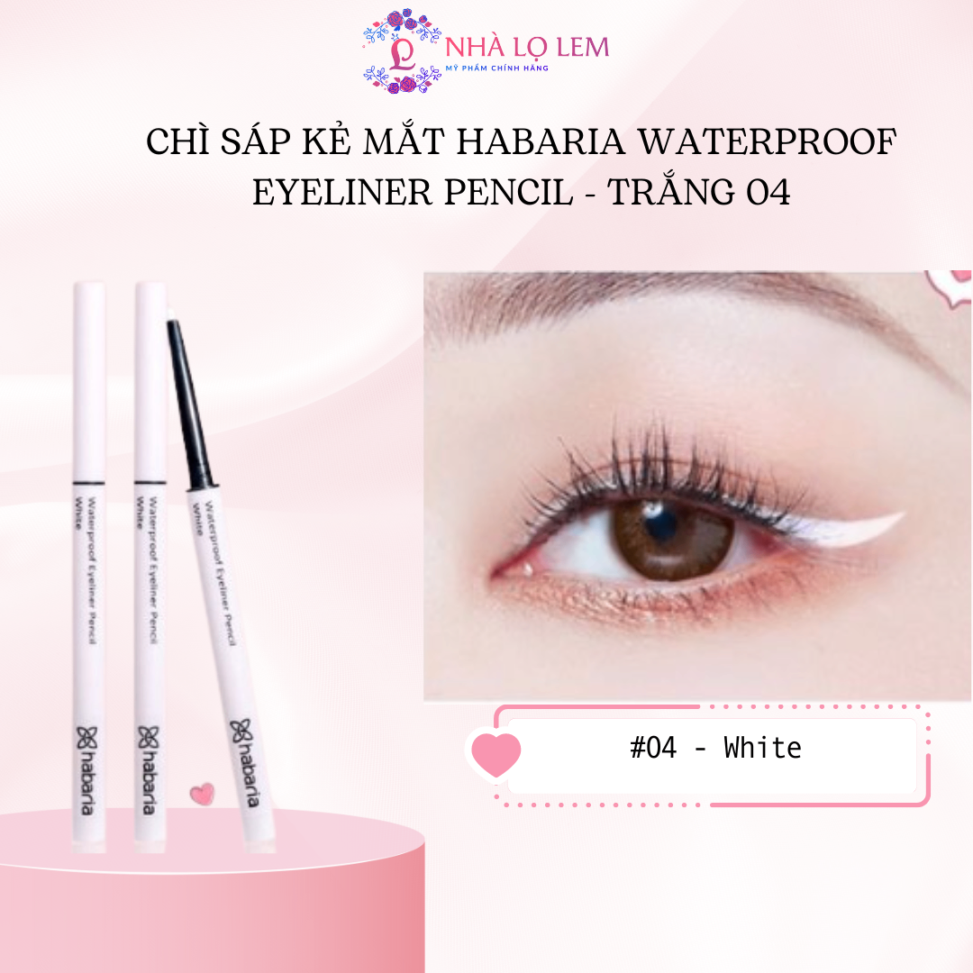 CHÌ SÁP KẺ MẮT HABARIA WATERPROOF EYELINER PENCIL