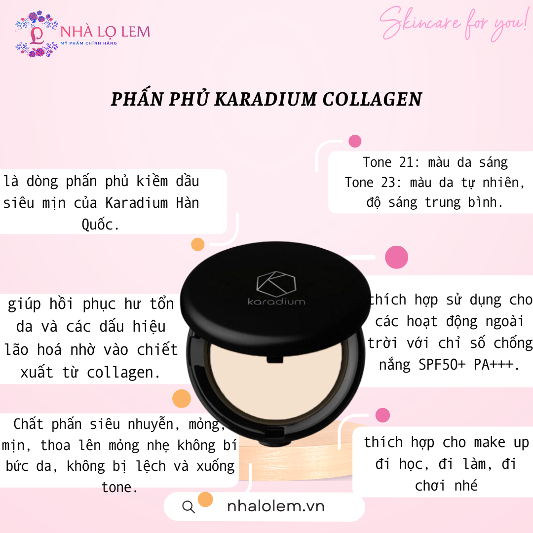 PHẤN PHỦ KARADIUM COLLAGEN