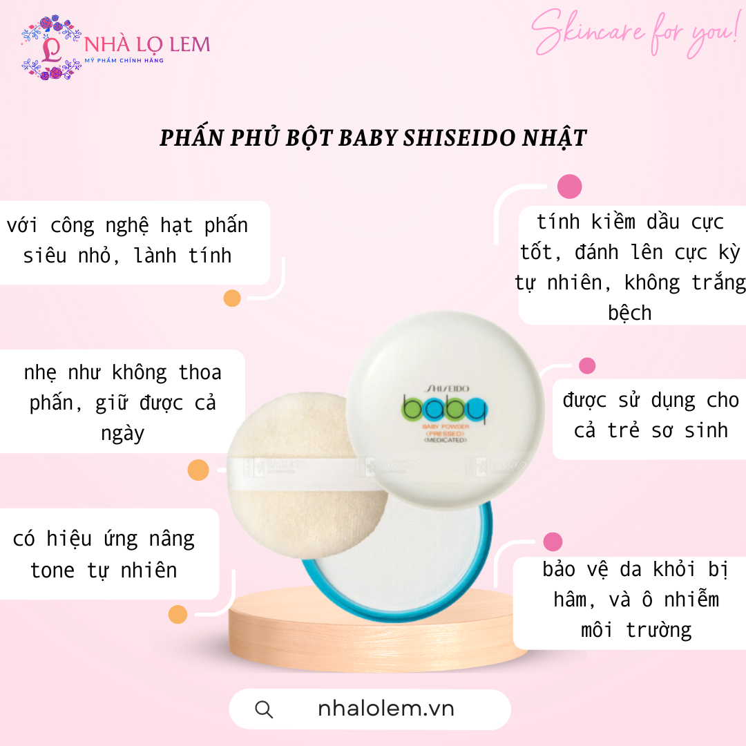 PHẤN PHỦ BỘT BABY SHISEIDO NHẬT (nhập khẩu)