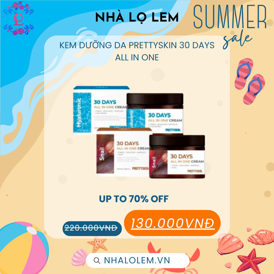 KEM DƯỠNG DA PRETTYSKIN 30 DAYS ALL IN ONE