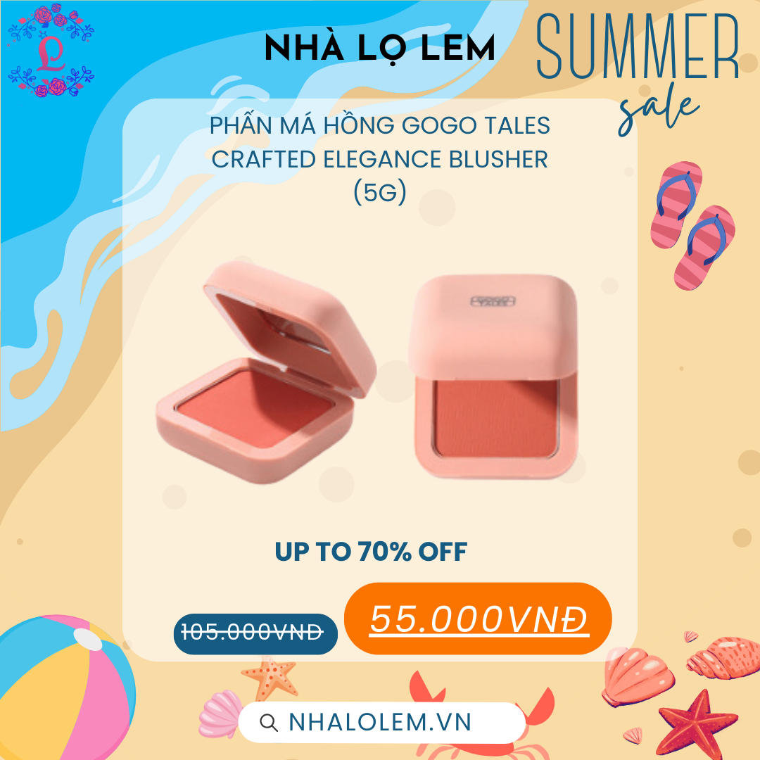 PHẤN MÁ HỒNG GOGO TALES CRAFTED ELEGANCE BLUSHER (5g)