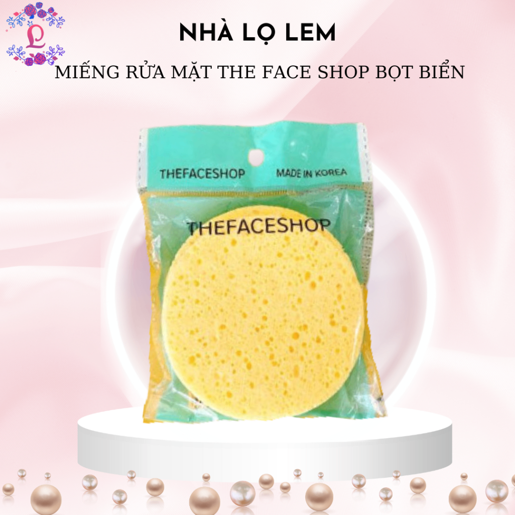 Miếng rửa mặt the face shop bọt biển