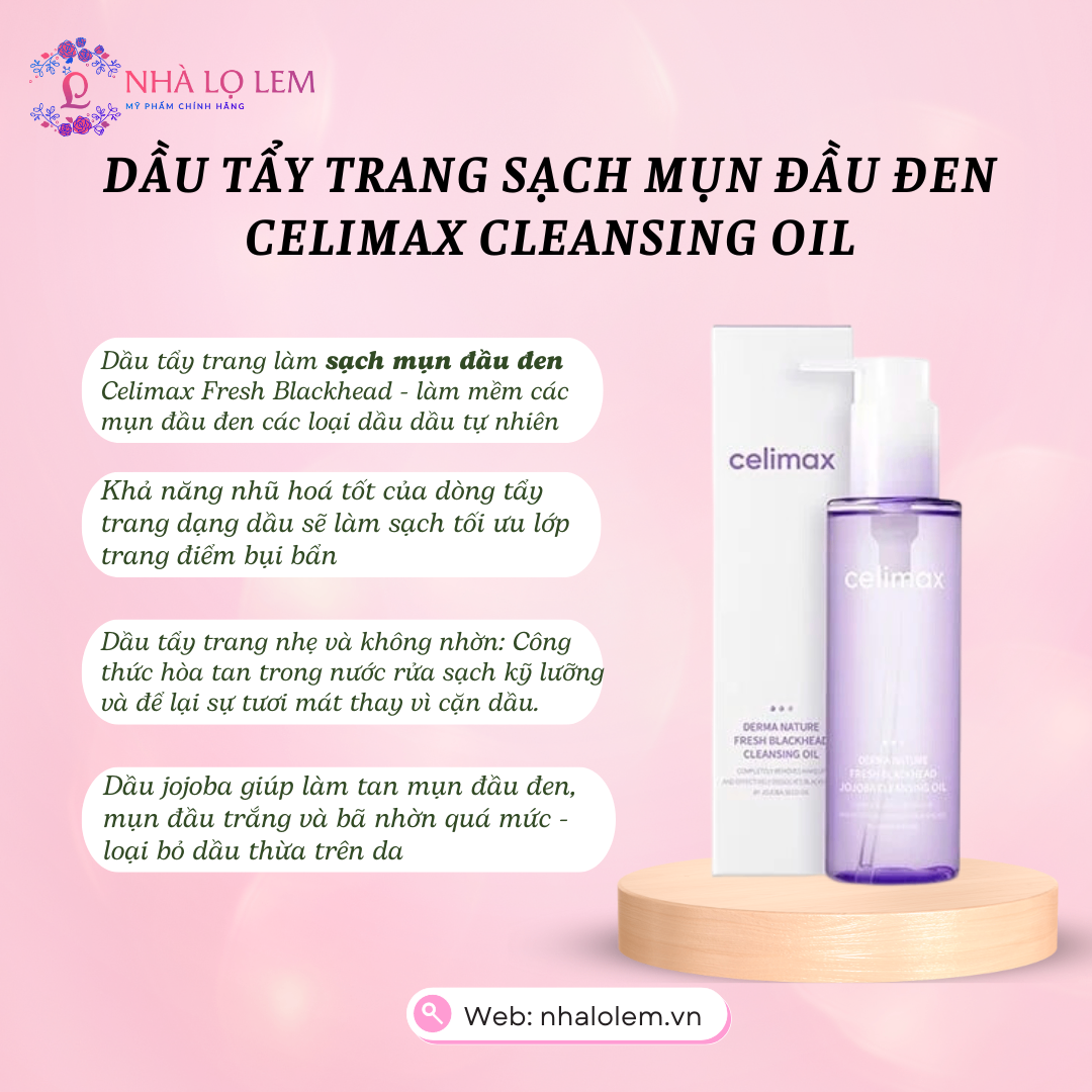 DẦU TẨY TRANG CELIMAX (nhập khẩu)