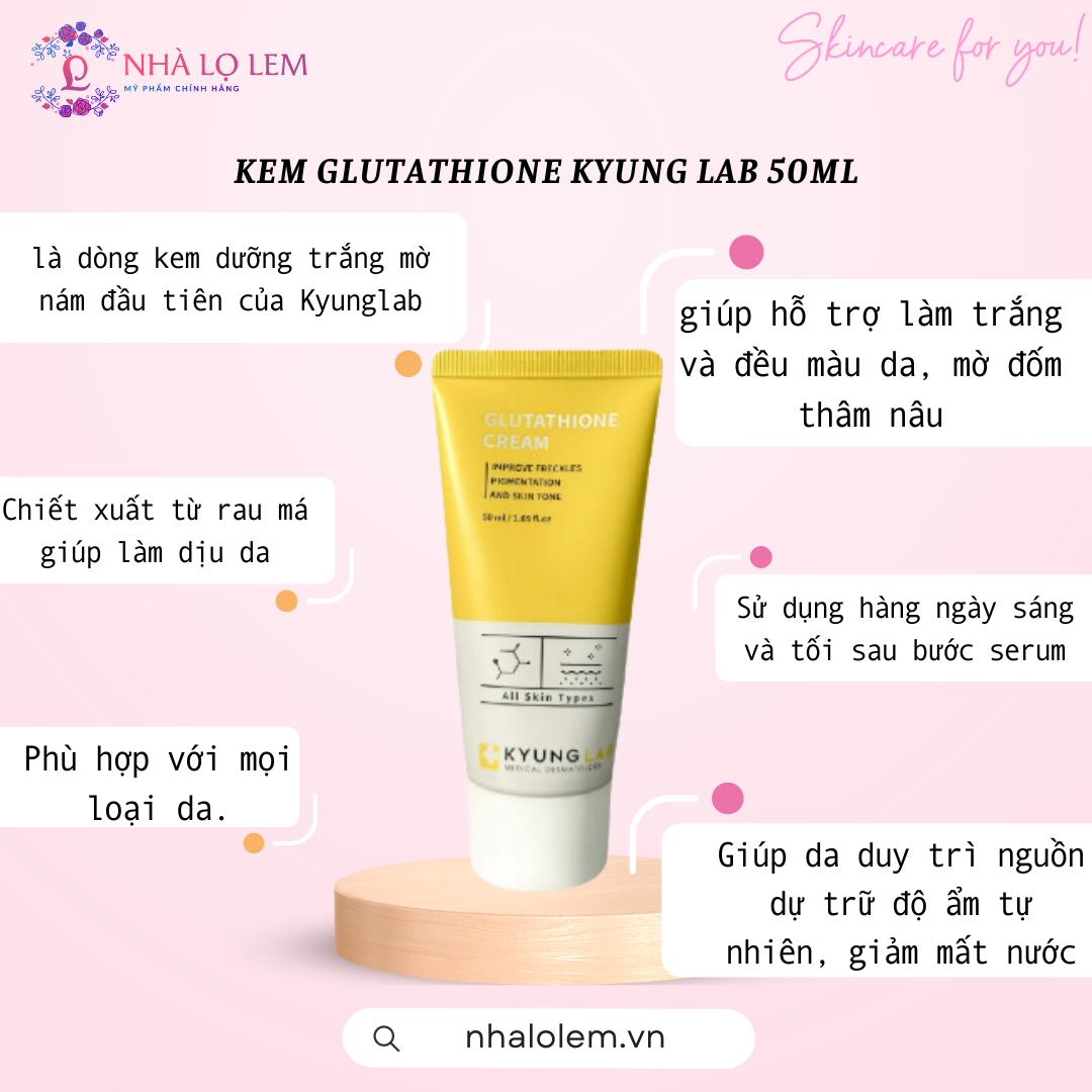 KEM GLUTATHIONE KYUNGLAB 50ML