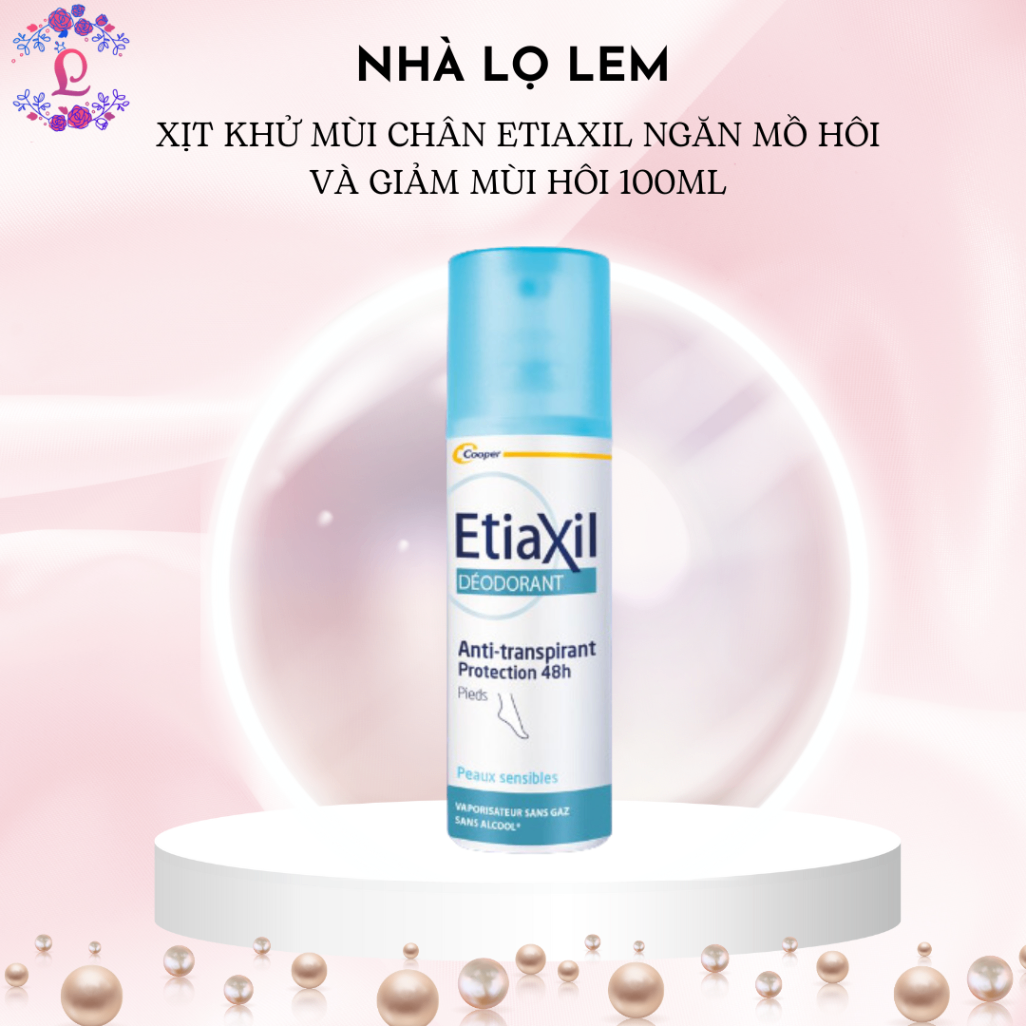 Xịt Khử Mùi Chân EtiaXil Ngăn Mồ Hôi & Giảm Mùi Hôi 100ml