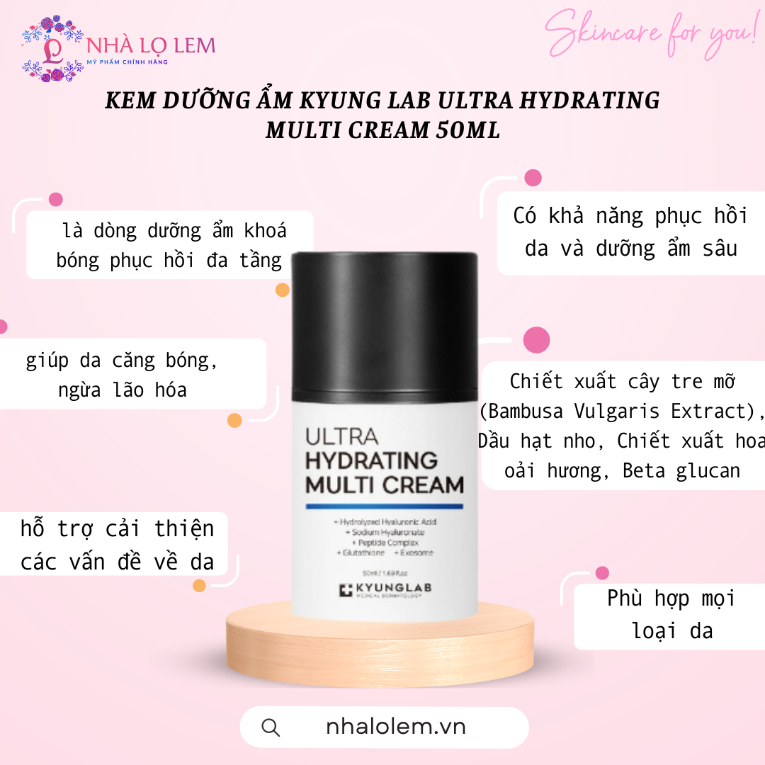 KEM DƯỠNG ẨM KYUNGLAB ULTRA HYDRATING MULTI CAREAM 50ml