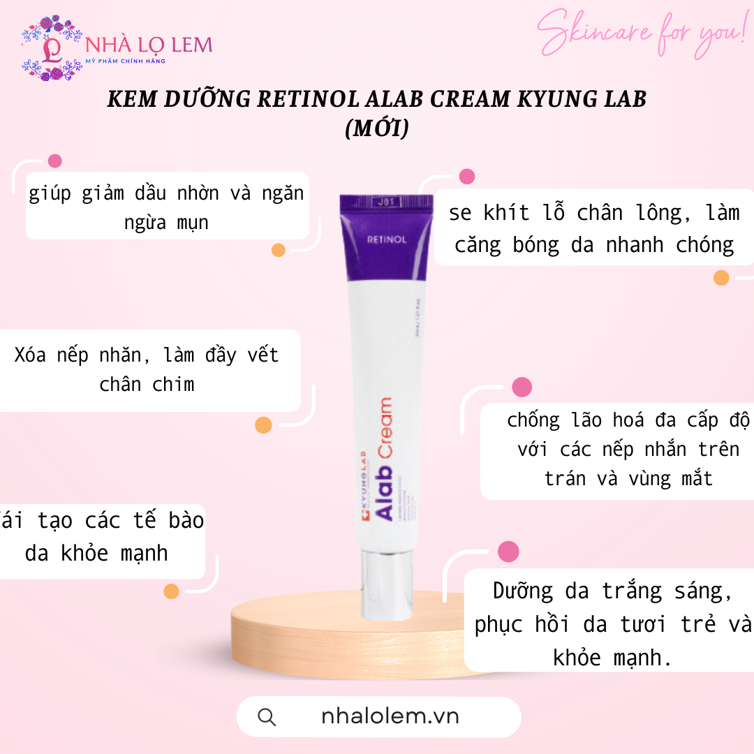 Kem dưỡng RETINOL Alab Cream KyungLab (Mới)