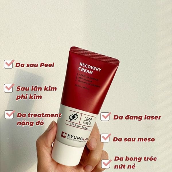 Kem dưỡng KYUNGLAB Recovery Cream 50ml ( MÀU ĐỎ )