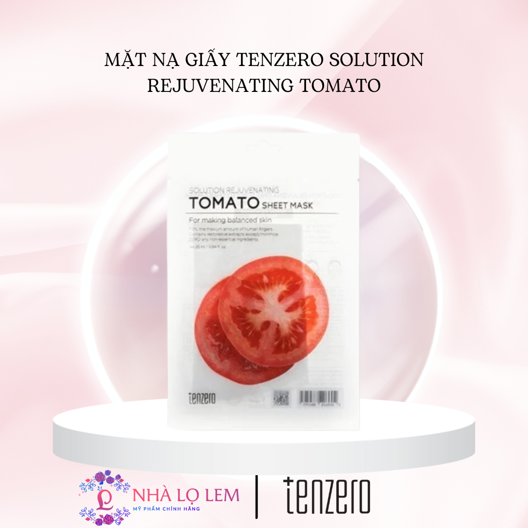 Mặt nạ giấy Tenzero Solution Rejuvenating TOMATO