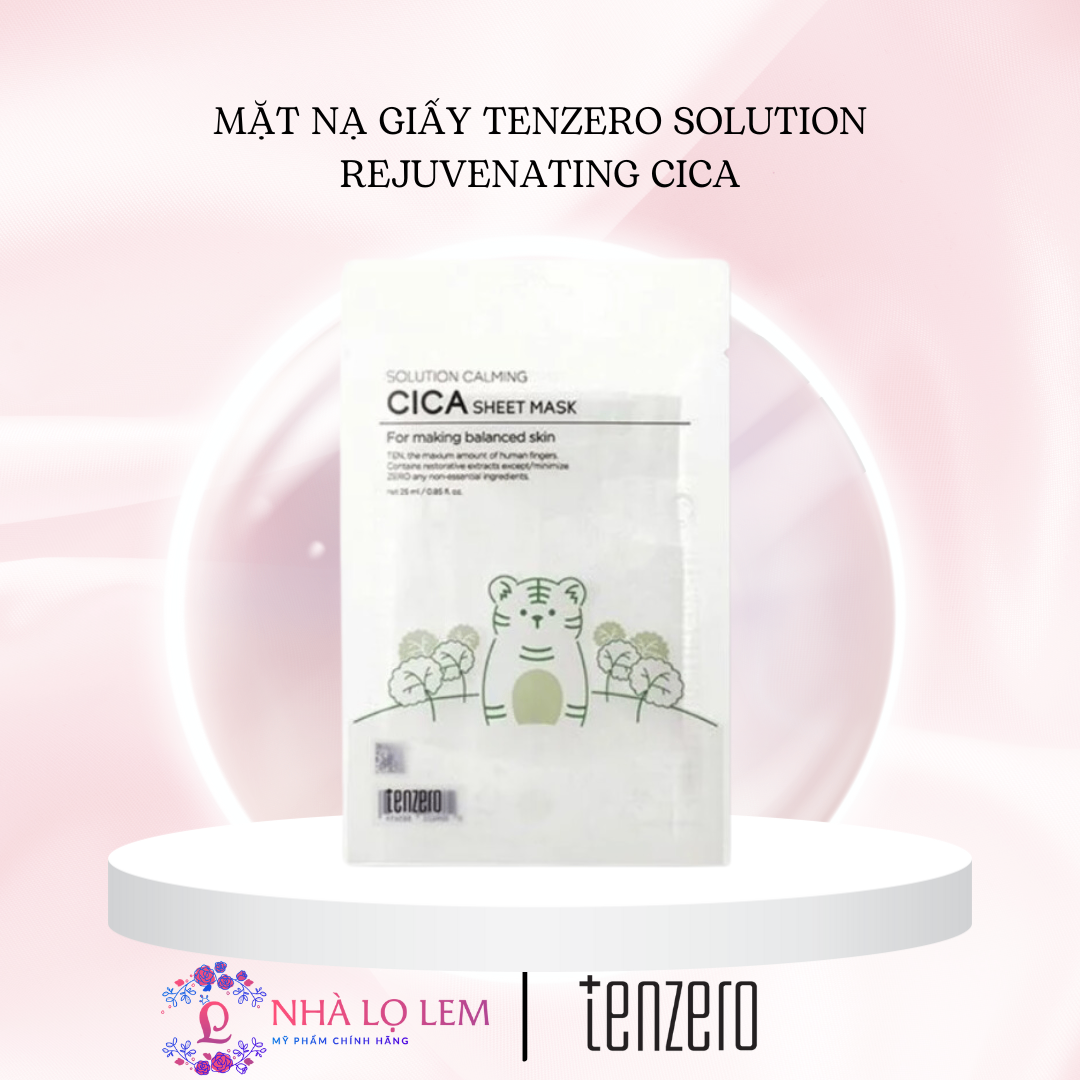 Mặt nạ giấy Tenzero Solution Rejuvenating CICA