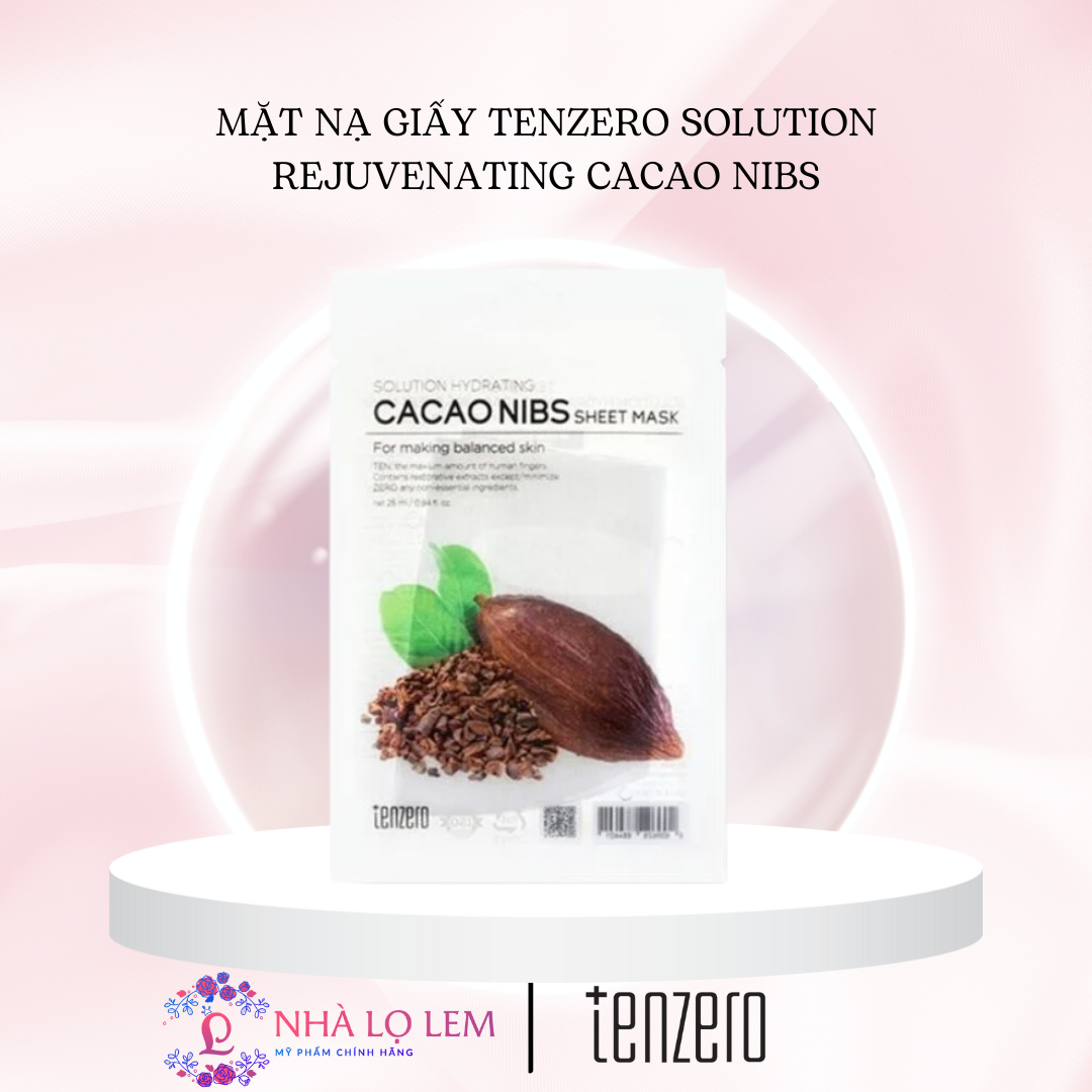 Mặt Nạ Giấy Tenzero - Cacao