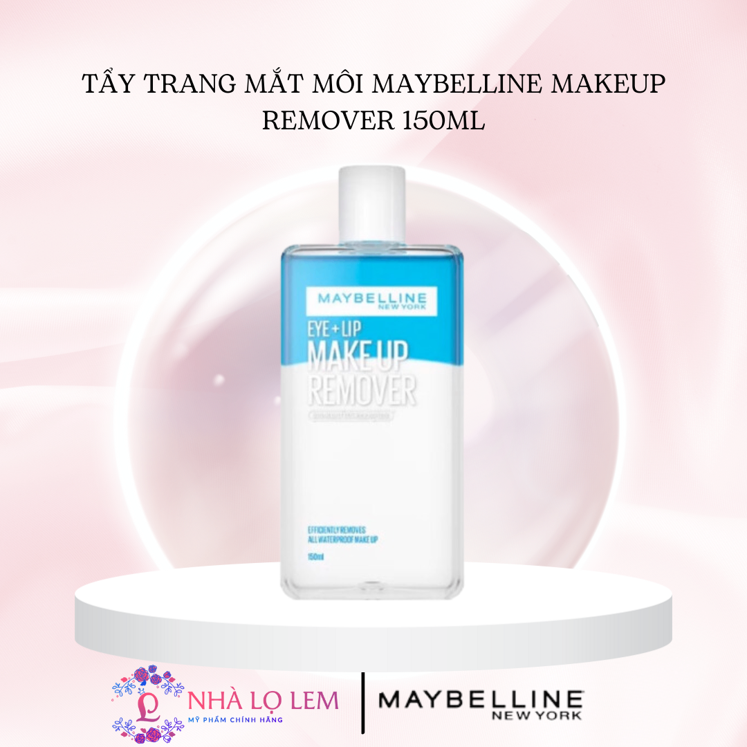 Tẩy trang mắt môi MAYBELLINE Makeup Remover 150ml