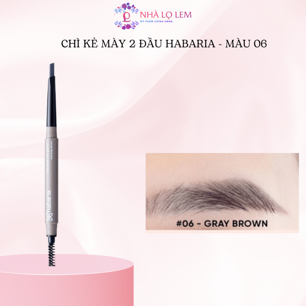 CHÌ KẺ MÀY 2 ĐẦU HABARIA PRO EYEBROW PENCIL