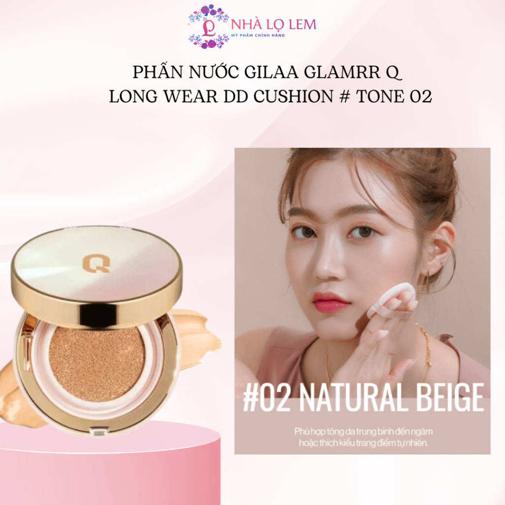 PHẤN NƯỚC GILAA GLAMRR Q LONG WEAR DD CUSHION