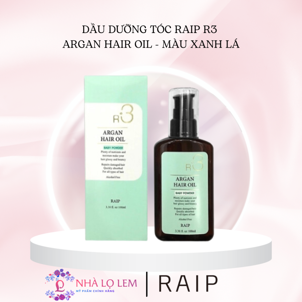 DẦU DƯỠNG TÓC RAIP R3 ARGAN HAIR OIL