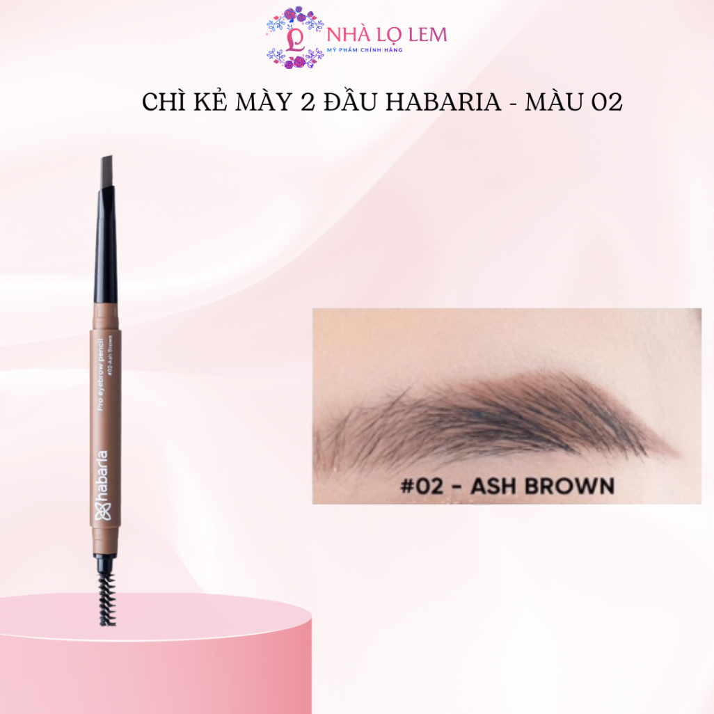 CHÌ KẺ MÀY 2 ĐẦU HABARIA PRO EYEBROW PENCIL