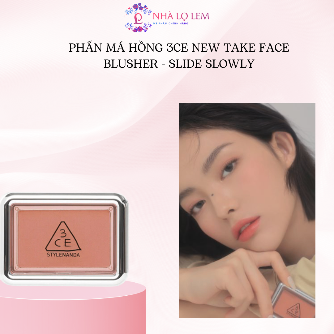 PHẤN MÁ HỒNG 3CE NEW TAKE FACE BLUSHER