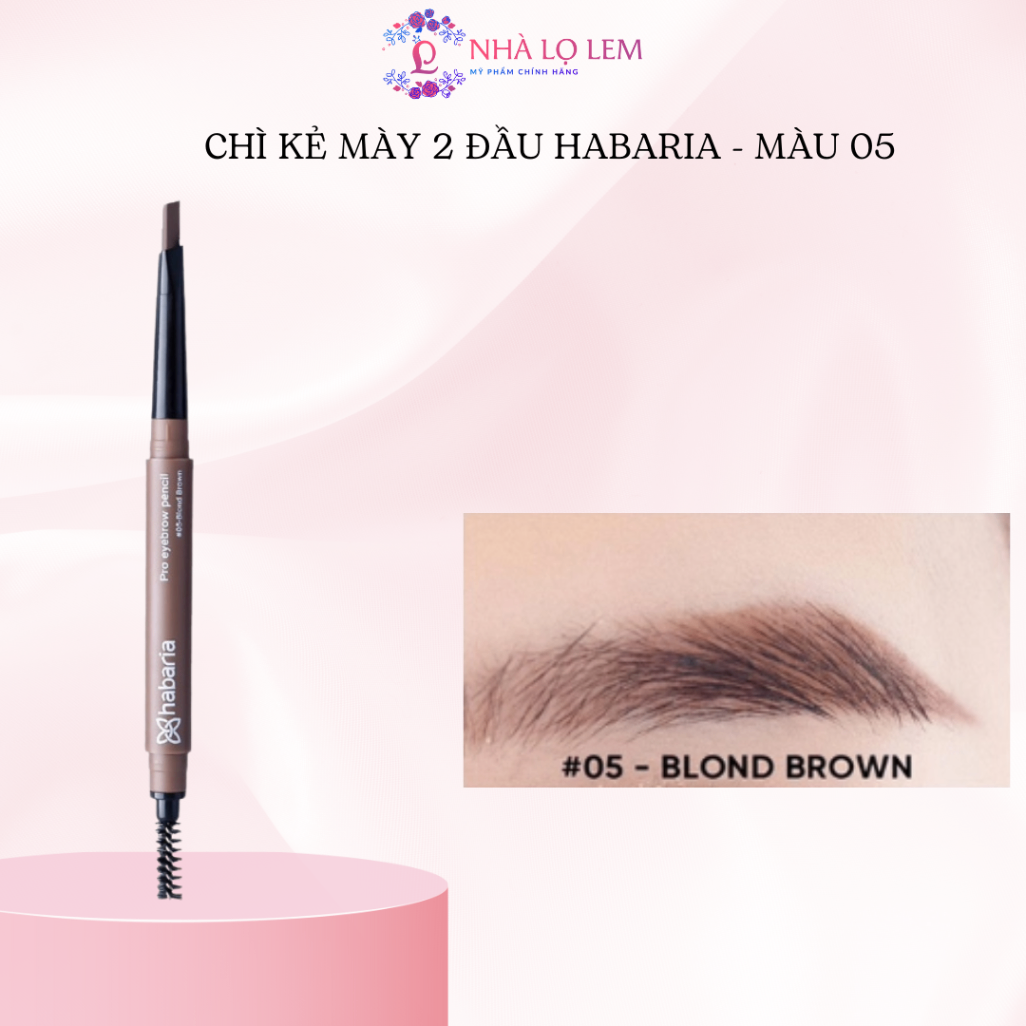 CHÌ KẺ MÀY 2 ĐẦU HABARIA PRO EYEBROW PENCIL