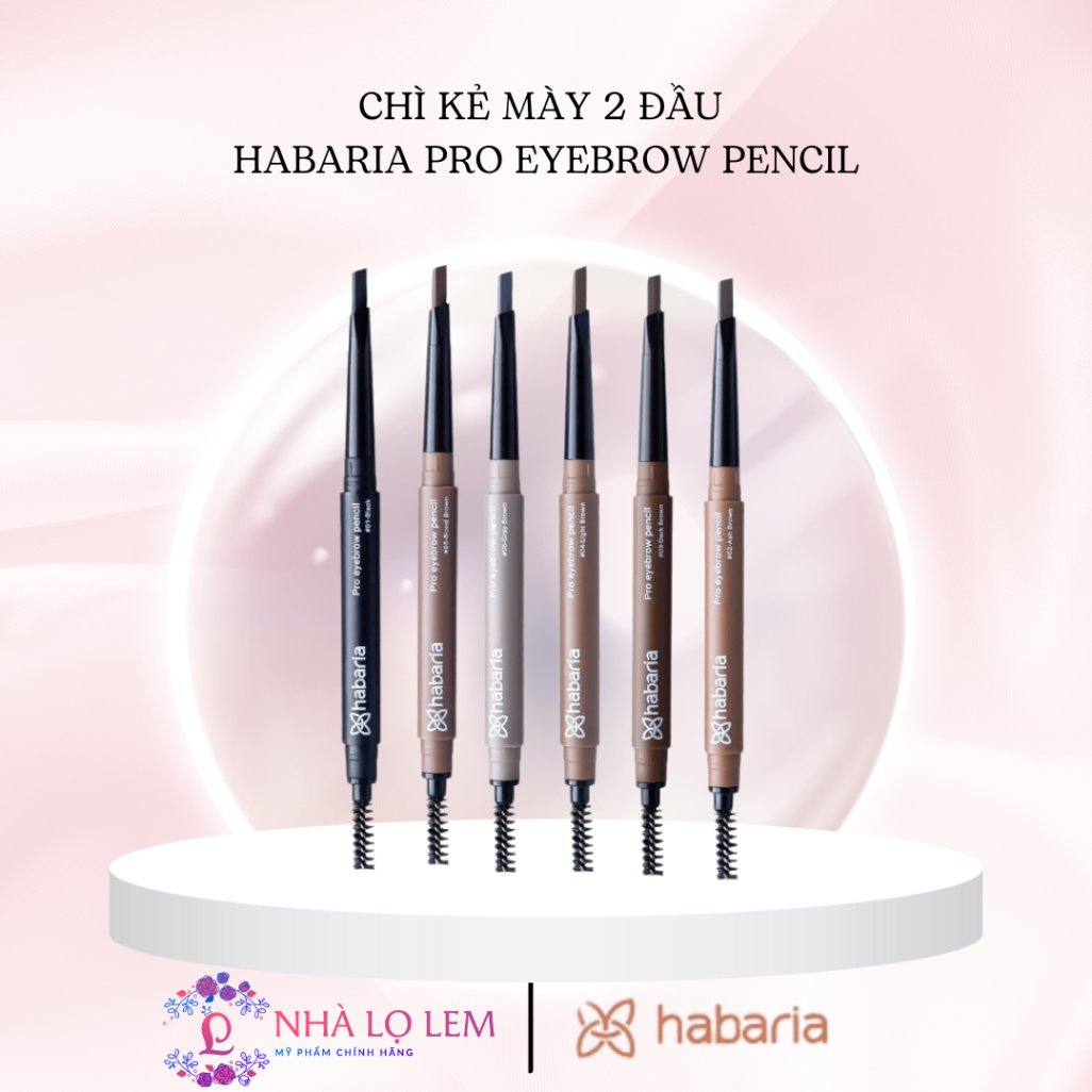 CHÌ KẺ MÀY 2 ĐẦU HABARIA PRO EYEBROW PENCIL