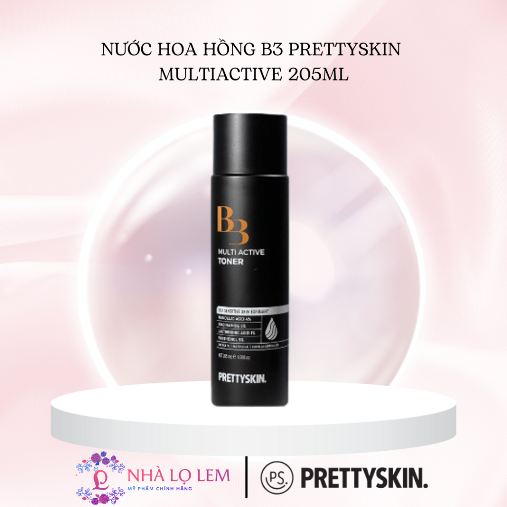 Nước hoa hồng PRETTYSKIN 205ml - B3