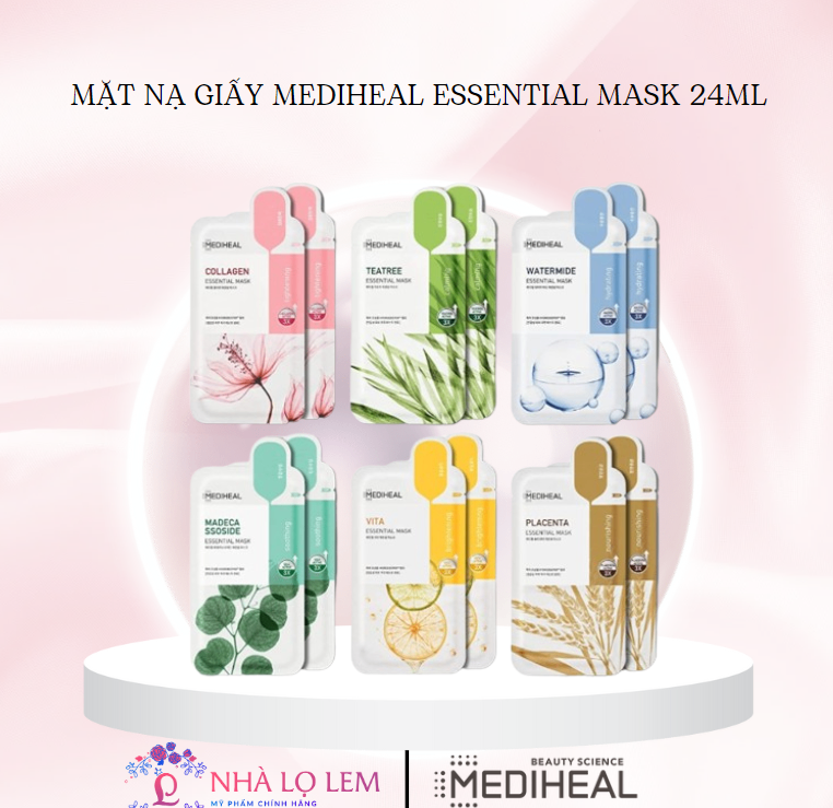 MẶT NẠ GIẤY MEDIHEAL ESSENTIAL MASK 24ML