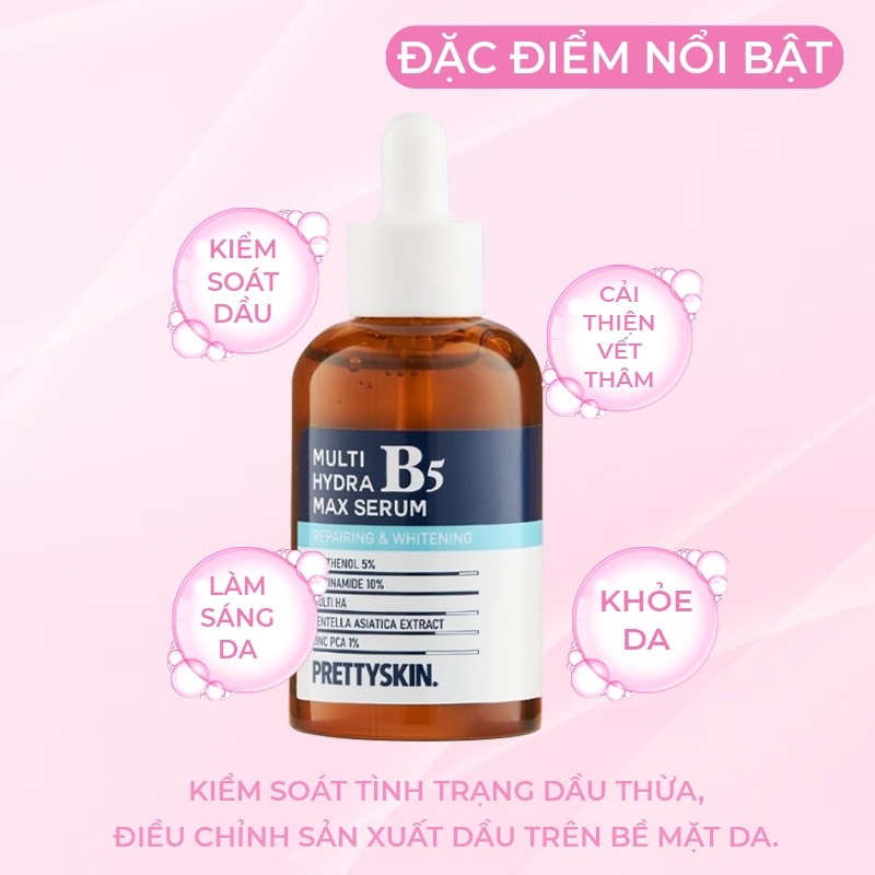 Serum PRETTYSKIN HYDRA B5 - XANH ĐẬM (MULTI)