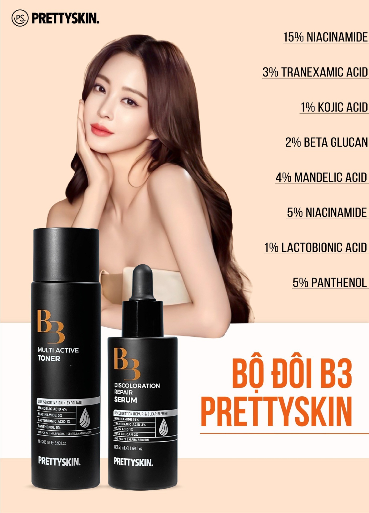 Serum PRETTYSKIN 50ml - B3