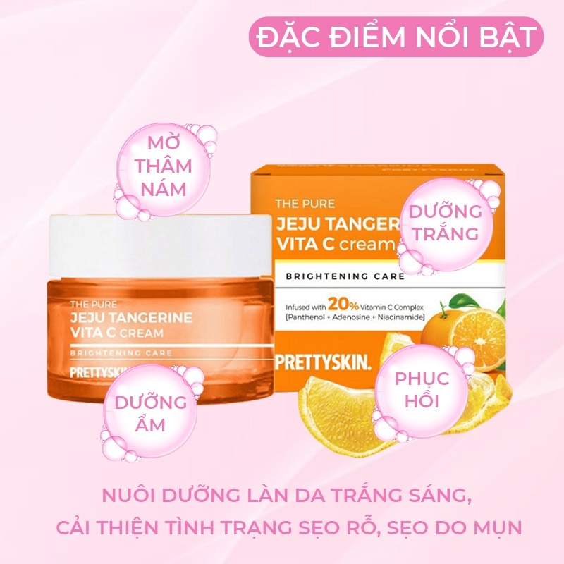 Kem dưỡng PRETTYSKIN - VITA C