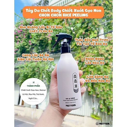 Tẩy da chết PRETTYSKIN Chok Chok 300ml