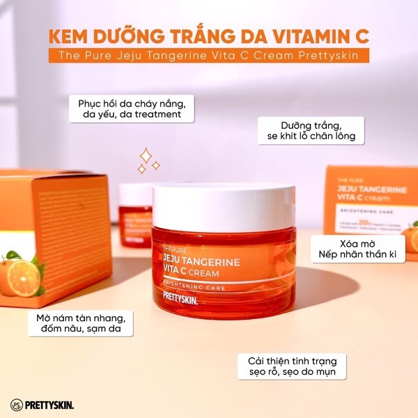 Kem dưỡng PRETTYSKIN - VITA C