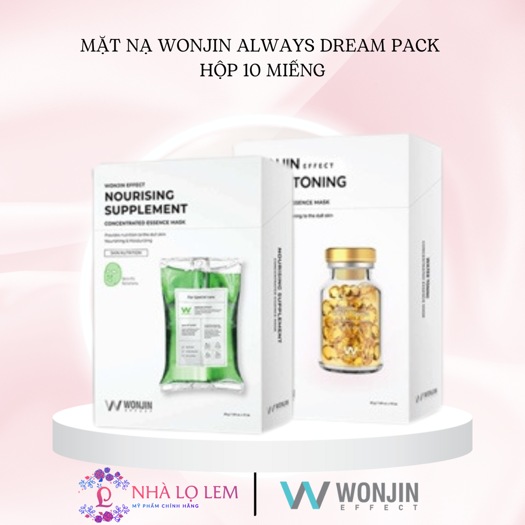 MẶT NẠ WONJIN ALWAYS DREAM PACK HỘP 10 MIẾNG