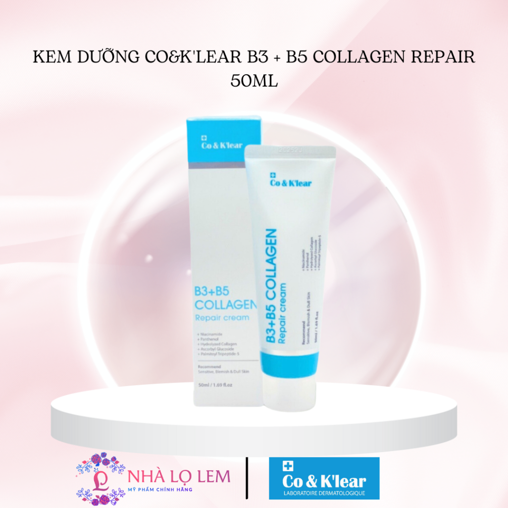 Kem Dưỡng CO&K'LEAR B3 + B5 Collagen Repair 50ml