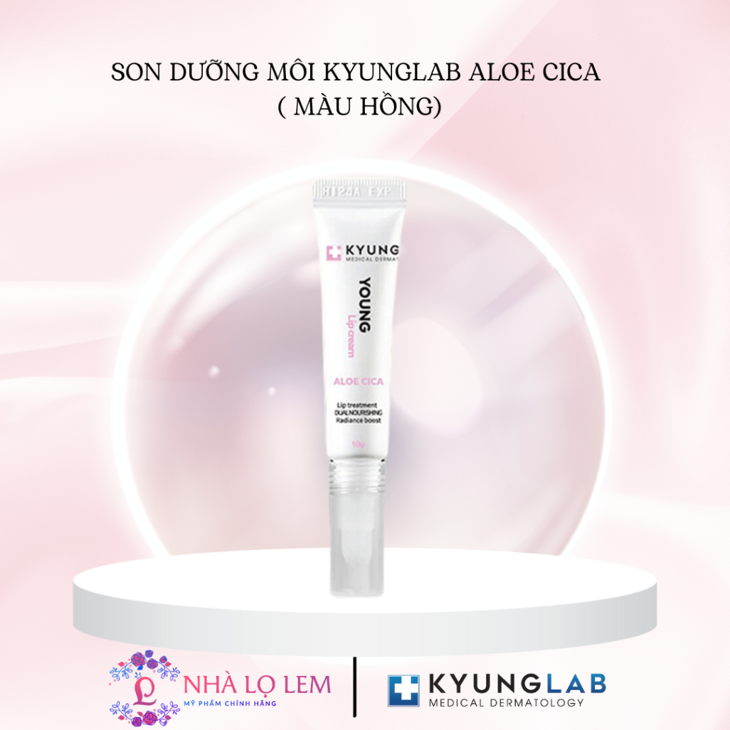 Son dưỡng môi Kyunglab Aloe Cica ( màu hồng)