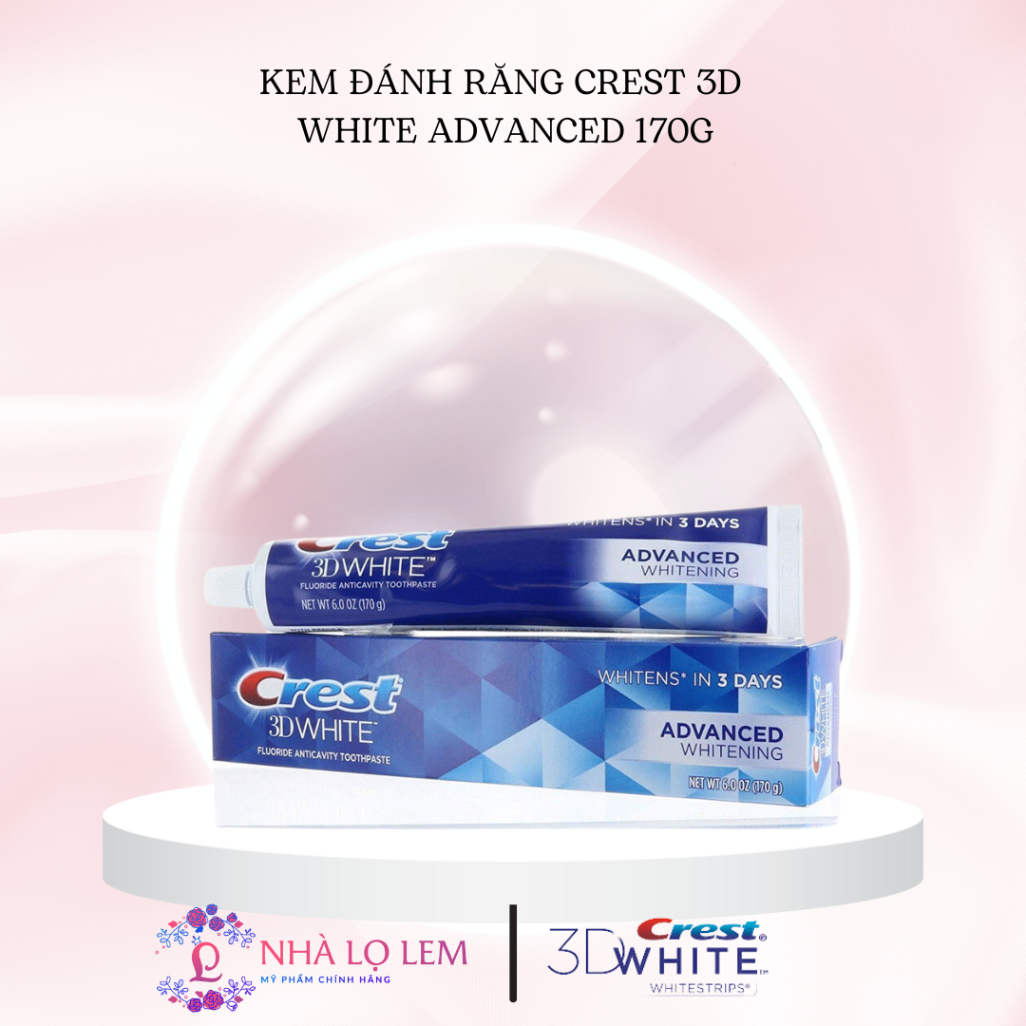 Kem đánh răng CREST 3D White Advanced 170g