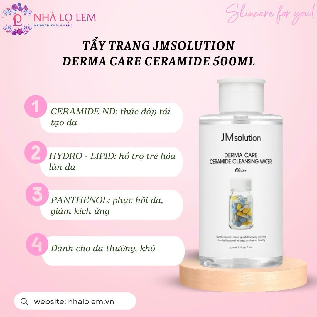 NƯỚC TẨY TRANG JMSOLUTION - CERAMIDE 500ML