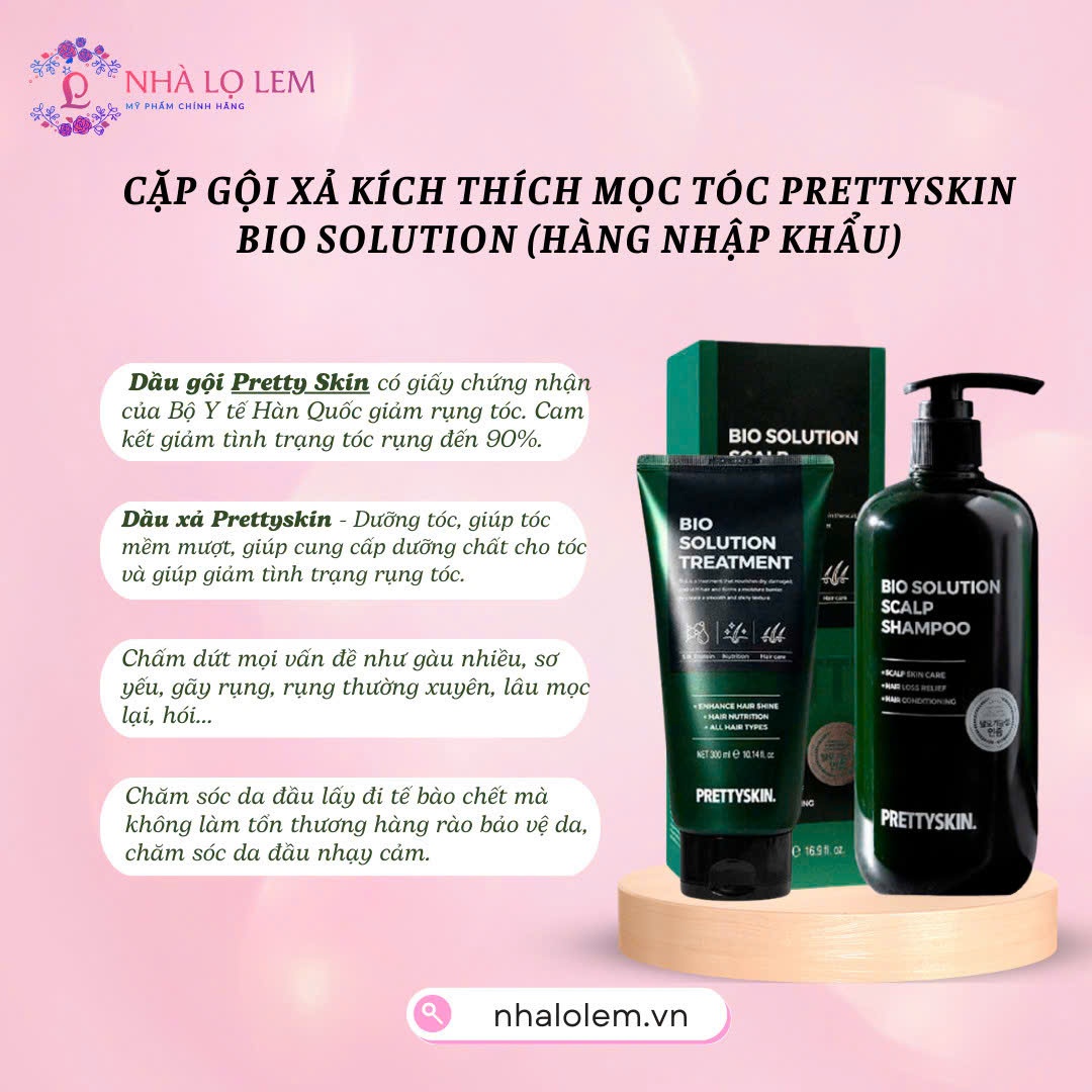 Dầu xả PRETTYSKIN bio solution