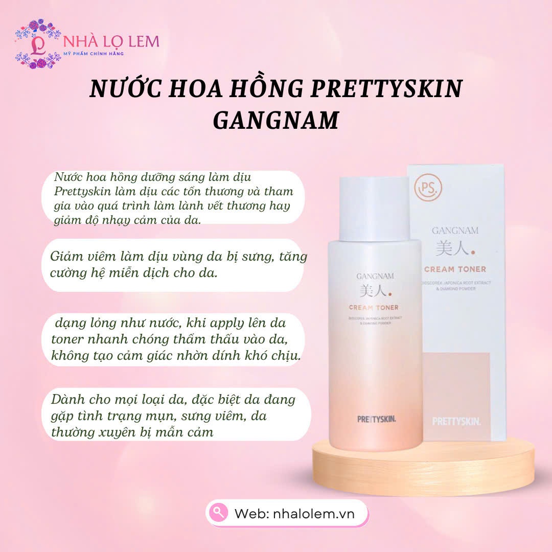 Nước hoa hồng PRETTYSKIN GANGNAM