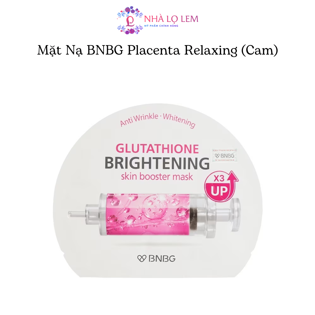 Mặt Nạ BNBG Glutathione Brightening (Hồng)