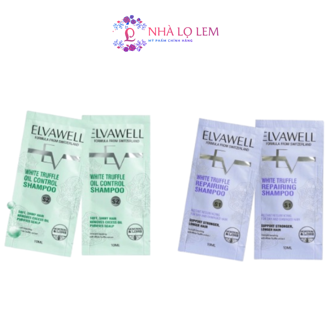 DẦU GỘI XẢ ELVAWELL 10ML (DẠNG TÚI)