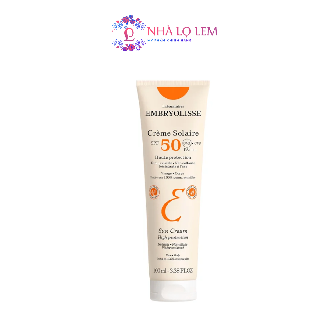 Kem Chống Nắng Embryolisse 100ml