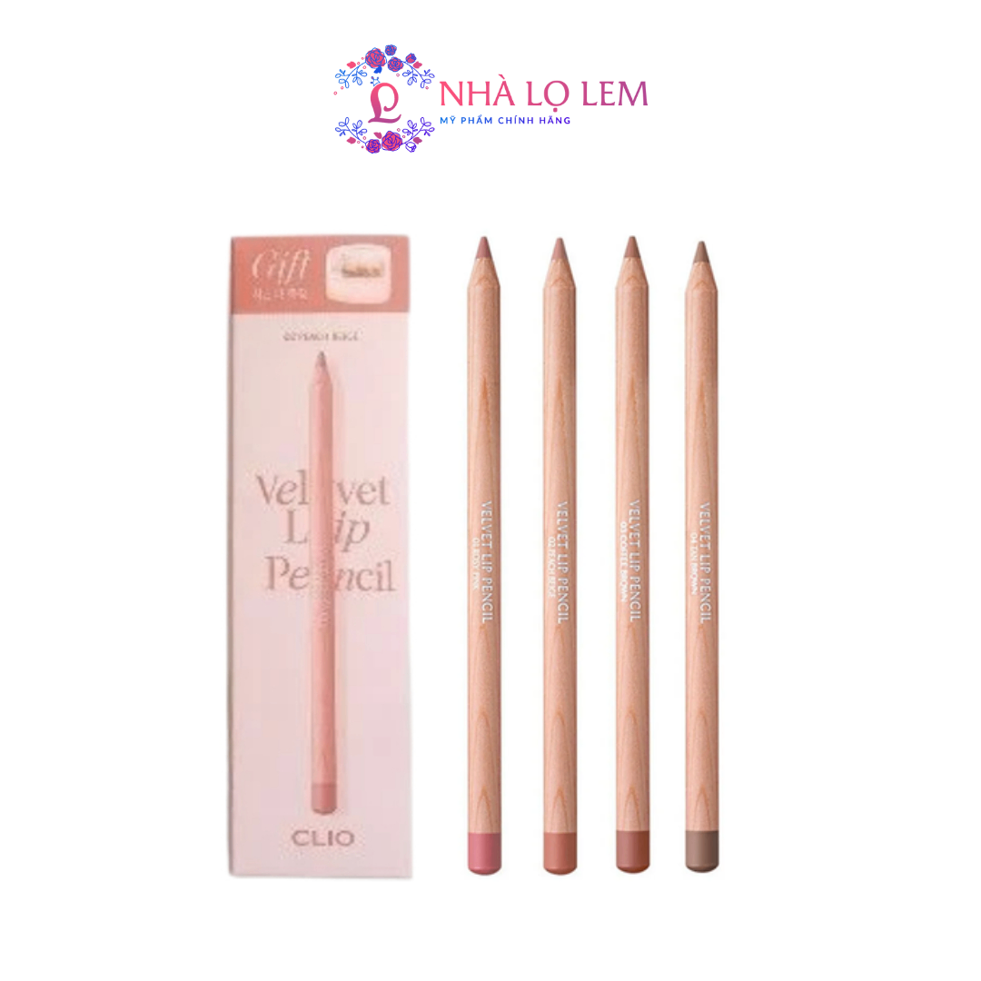 Chì Kẻ Viền Môi Clio Velvet Lip Pecil Gift