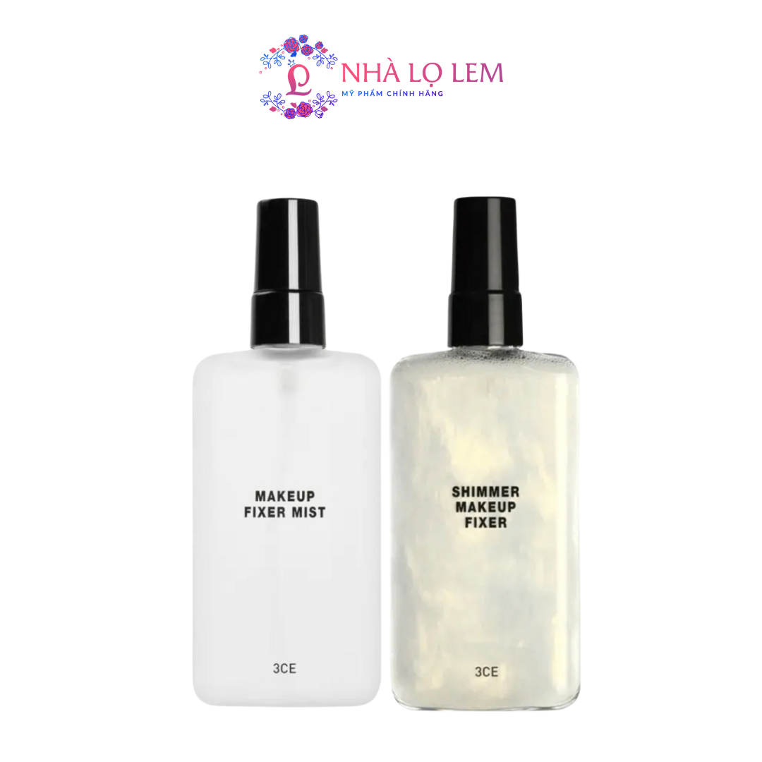 Xịt Khóa Nền 3CE Shimmer Makeup Fixer 100ml