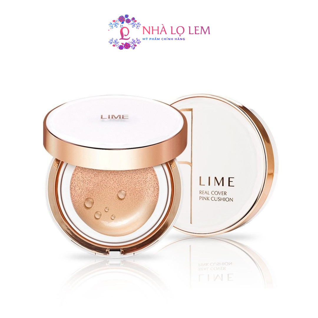 (Hàng Công Ty) Phấn Nước Lime Real Cover Pink Cushion 20g Da Dầu