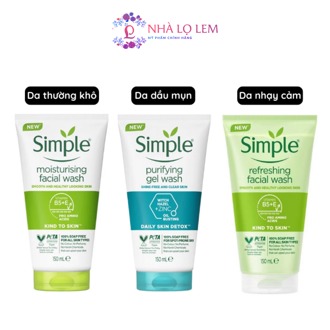 SỮA RỬA MẶT SIMPLE