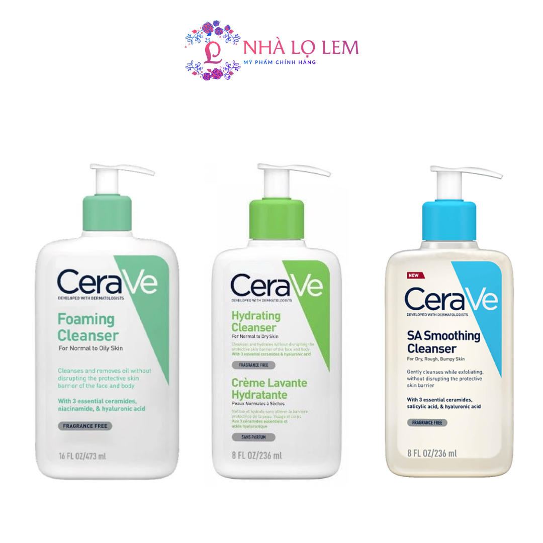 SỮA RỬA MẶT CERAVE (HÀNG NHẬP KHẨU)