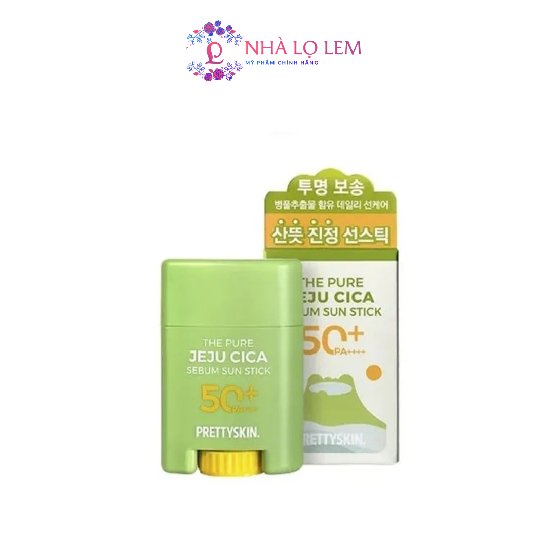 Kem Chống Nắng Prettyskin The Pure Jeju Cica (Dạng Lăn)