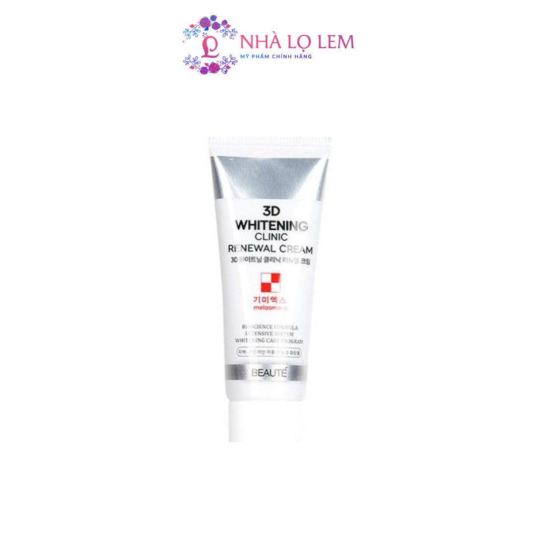 KEM DƯỠNG 3D WHITENING CLINIC RENEWAL CREAM MELASMA-X