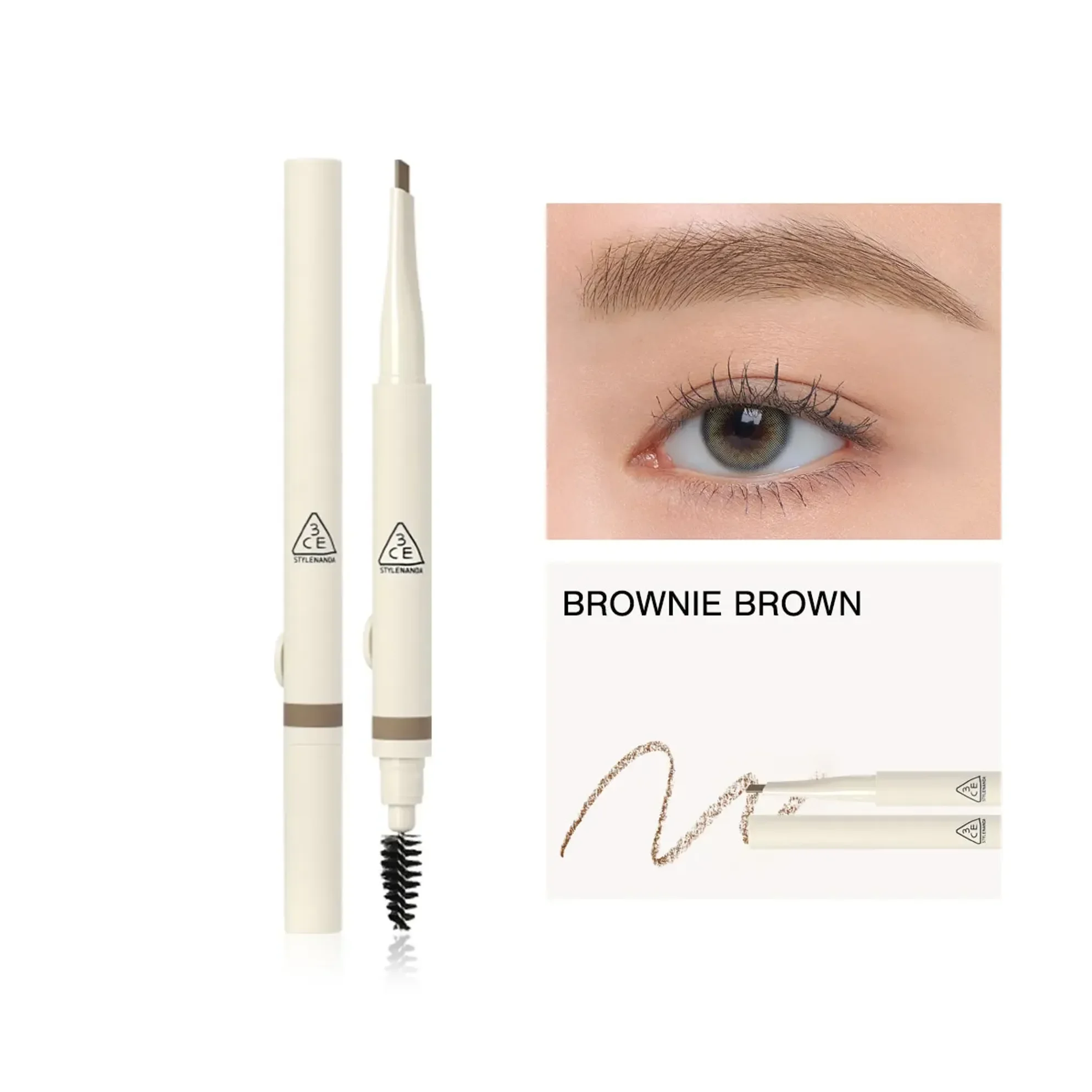 Chì Kẻ Mày 3CE Easy Brow ​Designing Pencil 0.13g